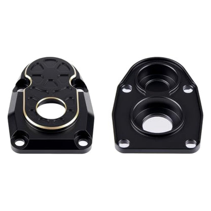 28g Brass Front & Rear Axle Covers Upgrade for SCX10 III Capra AR45P | brass front&rear axle covers upgrade parts,for SCX10 III & Capra 4WS,improves durability, traction, and precision fit. - size: Portal Cover A
