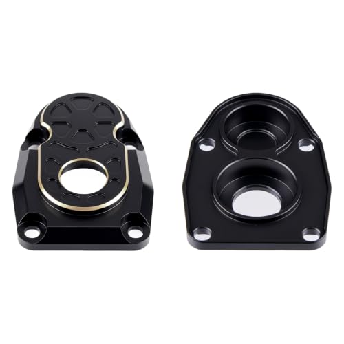 28g Brass Front & Rear Axle Covers Upgrade for SCX10 III Capra AR45P | brass front&rear axle covers upgrade parts,for SCX10 III & Capra 4WS,improves durability, traction, and precision fit. - size: Portal Cover A