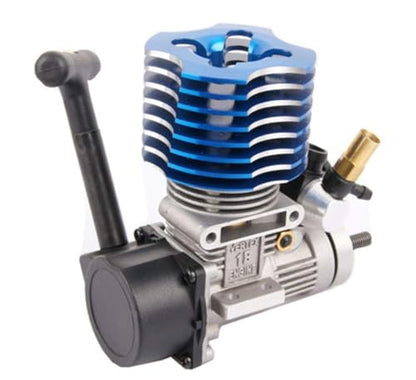 VX18 Nitro Methanol Engine, Vertex .18 Engine for 1/10 Scale RC Car Truck | .18 Displacement Nitro Methanol Glow Plug Engine Replacement for 1/10 Scale Rc Offroad Buggy Truck