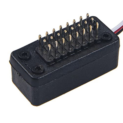 RC Car CH3 Extender CH3 Control Switch 8-Port Hub Third Channel Switch Compatible with 1/8 1/10 1/16 RC Car Led Winch Roof Led Light