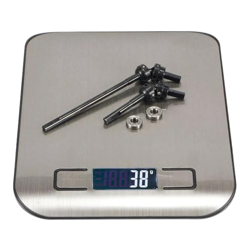 RC Car Transmission Shaft for SCX10 III for AR45P Offset Portal Axle 1/10 Steel Constant Velocity Driveshift 3-Joint CVD with Bearing Drive Shaft Upgrade RC Car Crawler Parts