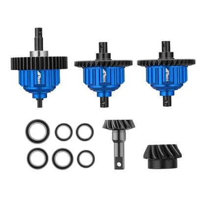 20Crmo 3PCS Steel Diff Differential & Input Gear Kit for 1/10 Maxx & Maxx Slash Series Upgrades Part