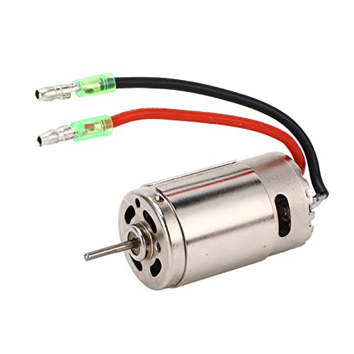 Generic 390 Brushed Motor 7.2V-8.4V 21000RPM High Efficiency Low Noise for 1/16 1/18 RC Cars with Precise Design High Purity Copper Winding