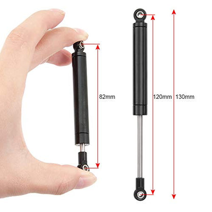 RCLIONS 120mm RC Shock Absorber Damper Internal Spring for 1/10 Crawler Car | 1Set/4PCS,TRX4 SCX10 II III D90 Redcat Gen7 Gen8 Upgrade Parts - size: 120mm