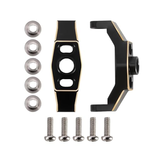 RC Cars Crawler Parts Compatible with TRX4M 1/18 RC Crawler Brass Adjustable Caster Blocks Clockable C Hub Carriers Upgrade Parts Accessories