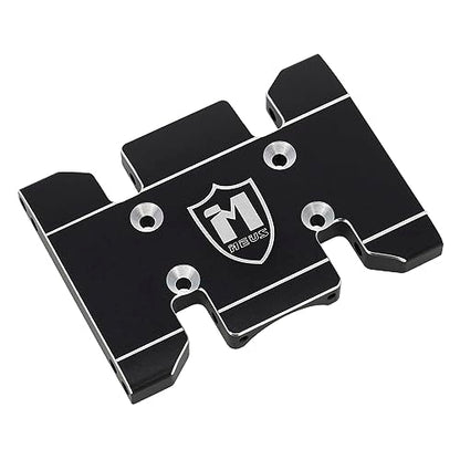 MEUS Racing SCX10 Pro Aluminum Center Skid Plate for Axial 1/10 Upgrades Crawler