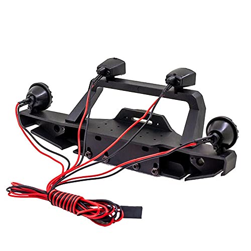 Aluminum Alloy Metal Bumper Set for 1/10 TRX4 for Axial (SCX10 III AX103007 RC Crawler) Accessory