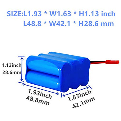 7.2V 700mAh Ni-Cd Rechargeable AA Battery Pack with JST Plug for HAK104 RC Stunt Master Car with USB Charge Cable
