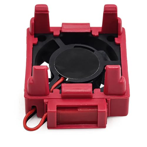 Plastic ESC Cooling Fan #3340 RC Spare Parts for TRAXXAS VXL-3S Slash/Rally/Bandit/Stampede RC Car (Red) - color: Red