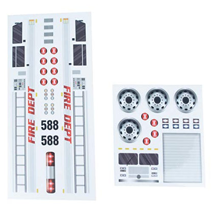 Pinewood Derby Pre-Cut Fire Truck Decals
