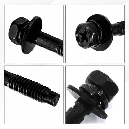 4PCS Engine Air Filter Box Cover Screw Bolts, Air Filter Housing Screws, Engine Box Tightening Bolts Replacement for Most Cars, Replace OEM# 90091-RAA-A00, 90091-P36-00