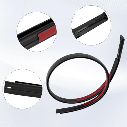 Roof Drip Molding Weatherstrip Compatible with Toyota Tacoma | Fit for Toyota Tacoma Roof Drip Molding Trim Double CAB 2016-2023 Replace 75552-04081 75551-04080 75552-04080 75551-04081 - color: 75551-04081