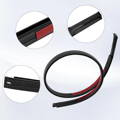 Roof Drip Molding Weatherstrip Compatible with Toyota Tacoma | Fit for Toyota Tacoma Roof Drip Molding Trim Double CAB 2016-2023 Replace 75552-04081 75551-04080 75552-04080 75551-04081 - color: 75551-04081