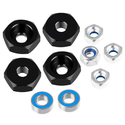 1/16 RC Car 12mm Wheel hex hub adapters for 1/16 Losi Mini JRX2 /JRXT RC Car Upgrade Part