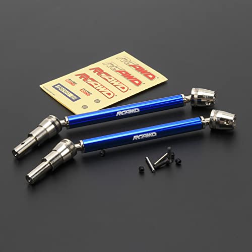 RCAWD 1/10 CVD Driveshafts for Kraton 4S V2 & Outcast 4S V2 Upgrades (Only Fit V2), Axles Joint Shafts Aluminum Parts for ARRMA #ARA311147#ARA4408V2#ARA4410V2 Blue