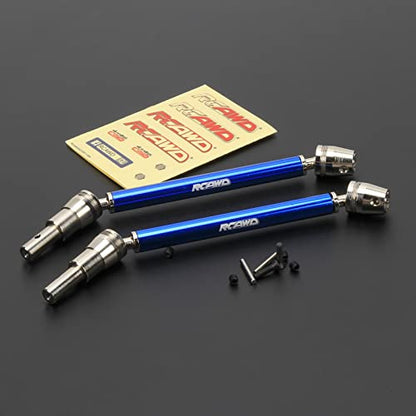 RCAWD 1/10 CVD Driveshafts for Kraton 4S V2 & Outcast 4S V2 Upgrades (Only Fit V2), Axles Joint Shafts Aluminum Parts for ARRMA #ARA311147#ARA4408V2#ARA4410V2 Blue
