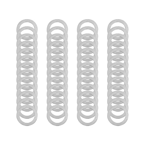 48 Pcs M9x13mm Steel Thin Washer Assortment for M9 Bolt Spacing Repair | 0.1 0.2 0.3 0.5mm Thickness, 12pcs Each Size, Stainless Flat Spacers, Mechanical Repair, Electronics Assembly - size: M9X13
