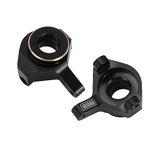 INJORA Brass Steering Knuckles Black RC Counterweights for 1/24 Axial SCX24
