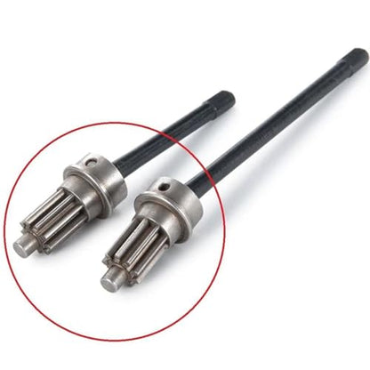 RC Crawlers Components For Traxxas For TRX-4 1/10 RC Crawler Car Parts 4Pcs Metal Front Rear Portal Drive Shaft Input Gear Set Replacement Car Accessories 8259 8257
