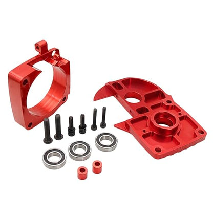 FLMLF CNC Metal Quick Release Clutch Bell Support Frame Kit for 1/5 Hpi Rofun BAHA Rovan Km Baja 5b Ss 5t 5sc Rc Car Parts (Red) - color: Red