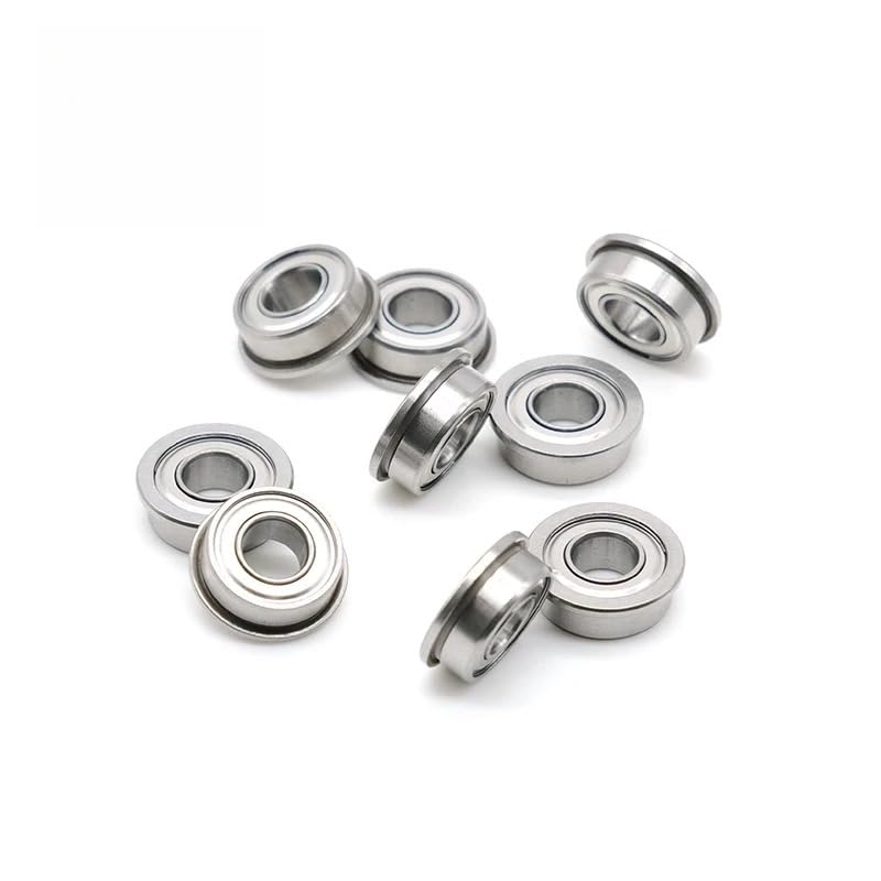 F685ZZ Flange Bearing 5x11x5 mm ABEC-7 (10 PCS) Flanged F685 Z ZZ Ball Bearings - size: F685ZZ 5x11x5