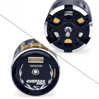 1-3S Supersonic 540 17.5T/2300KV Sensored Brushless Motor Fixed Timing Shaft ø3.175mm for 1/10 RC Drift Racing Car Touring Car - size: 17.5T SPEC