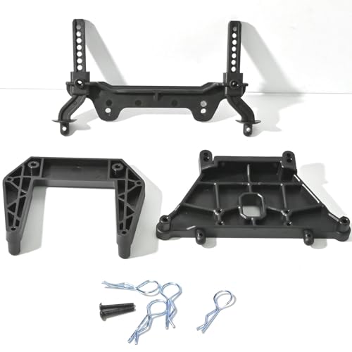Shock Tower Front Rear Body Mounts with Body Posts Set Nylon Part for 1/10 Traxxas Drag Slash C10 F-150 Mustang Bandit Big Foot Rustler 2WD XL VXL Replace 3639 9418 3619