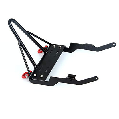 LCX Racing 1/10th RC Crawler Car CNC Machined Metal Front Bumper for Axial Capra Unlimited Trail Buggy UTB10, Upgrades Parts Accessories