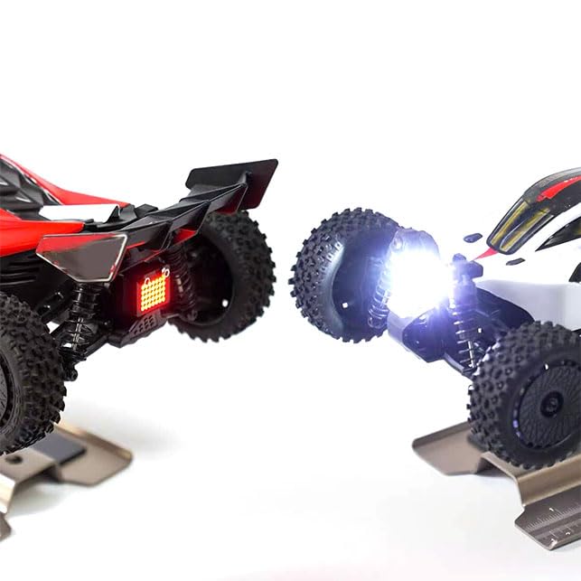 Super Bright COB LED RC Light Kit for 1/14 Arrma Typhon Grom 223S BLX- 3 Modes Headlights & Taillights, Front Rear Lights Accessories Decoration