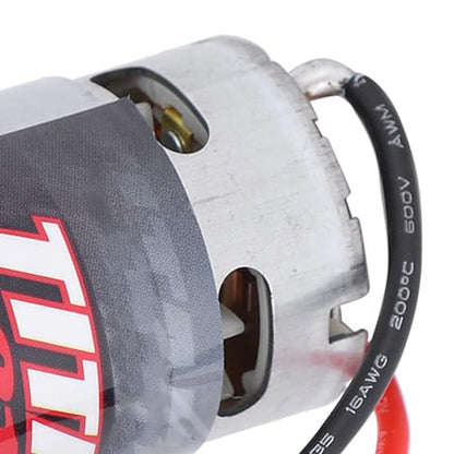 21T 550 RC Motor High Torque Brushed Motor 14.4V for 1/10 RC Car Crawler TRX6 Axial SCX10 Replacement Parts Silver