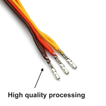Servo Y Harness Splitter Cable, JR/Futaba Style 1to2 and 1to3 | Includes 5pcs 1to2 and 2pcs 1to3 leads. Ideal for RC cars, airplanes, helicopters, and DIY electronics prototyping. - style: 5PCS 1to2 and 2PCS 1to3