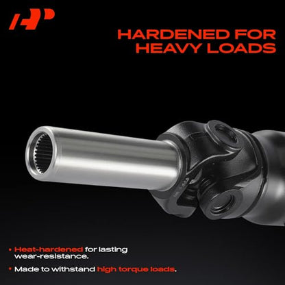 A-Premium Rear Drive Shaft Driveshaft Assembly Compatible with Dodge | for Ram 1500 2002-2008, 4WD, Auto Trans, 140.5" Wheel Base, NV243 Transfer Case, Replace# 52105918AA, 75.43" Prop Shaft - size: Rear, 75.5", style: 2002-2008, Automatic Transmission