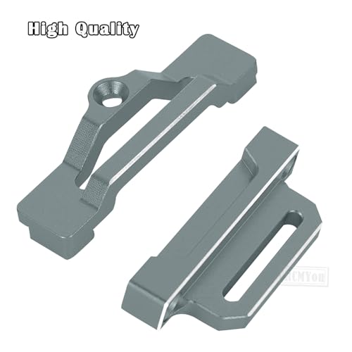 RC Upgrades Part Aluminium Alloy Battery Mount Plate Tray Battery Holder Mount for 1/10 Slash 2WD/Slash 2WD VXL/F0rd F-15O Raptor 2WD,Tall Battery Holder Mount Hold Down,Titanium(#5827) - color: Titanium-(upgrades Part)
