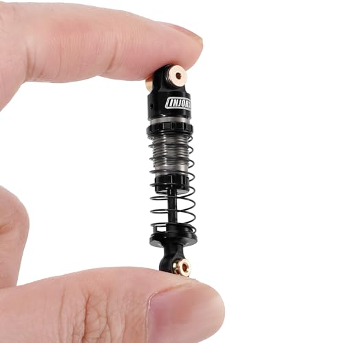 INJORA 36mm Aluminum Big Bore Oil Shock with Nylon End for SCX24 FCX24M