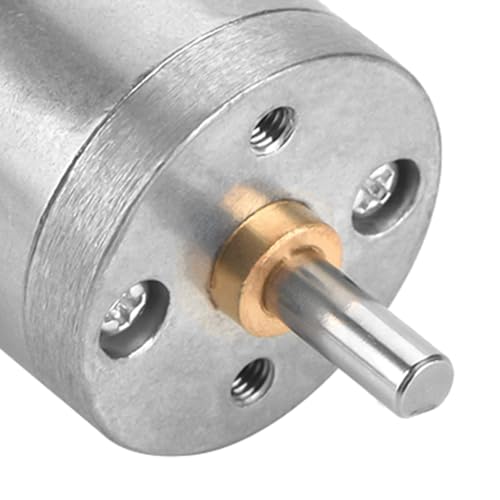 12V Mini DC Motor, 1000RPM Micro Electric Gear Motor Metal Reversible High Torque Speed Reduction Shaft 25mm for PCB DIY RC Car Robot Model Drive Electric Drill Gear Box(1000RPM) - size: 1000RPM