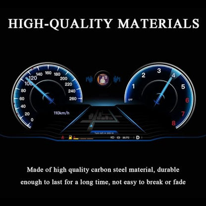povtii 2 PCS Single Gauge Mounting Panel, 2.1 Inch Gauge Mounting Panel Bracket Pod with Single Hole, Metal Gauge Pillar Bracket Holder for Most Vehicles' Dashboard, Car Accessories - color: 2 PCS