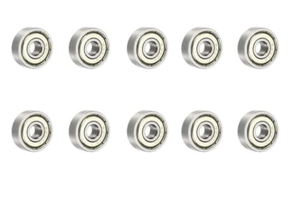 10-Pack 626-ZZ Double Rubber Sealed deep Groove Ball Bearings, 6MMx19MMx6MM, pre-Lubricated, Stable Performance, and Cost-Effective Ball Bearings - size: 626ZZ
