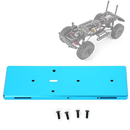RC Battery Tray with Screw, Aluminum Alloy Replacement for RGT EX86100 1/10 RC Car, Lightweight and Durable Battery Mount for RC Vehicle (Blue 680022B) - color: Blue 680022b