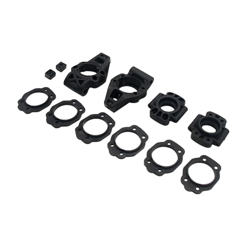 Nylon Rear Hub Carrier Kit Black for 1/5 HPI ROVAN Baja KM 5T 5B 5SC ROFUN BAHA RC CAR Toys Parts