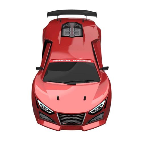 Redcat Racing Lightning EPX RC Drift Car 1/10 Scale 4WD with 2.4GHz Radio, 19T Brushed Motor, Tunable Suspension, Remote Control Car with Battery and Charger - Metallic Red