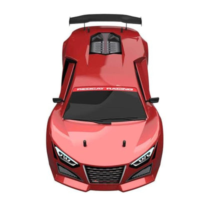 Redcat Racing Lightning EPX RC Drift Car 1/10 Scale 4WD with 2.4GHz Radio, 19T Brushed Motor, Tunable Suspension, Remote Control Car with Battery and Charger - Metallic Red