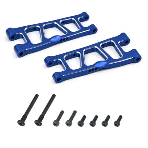 Hobby Aluminum Front and Rear Knuckle Arm Set Steering Set for ARRMA Mini Kraton 3S Speed Truck-ARA2508 Upgrades - Purple (Blue Arm Set)