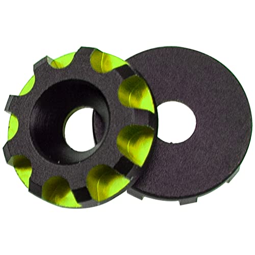 4Pack Vgoohobby Universal Rear Wing Buttons Gasket Compatible with Arrma Traxxas HPI HSP Redcat Axial Tamiya 1/10 RC Off Road Buggy Racing Car (Green) - color: Green