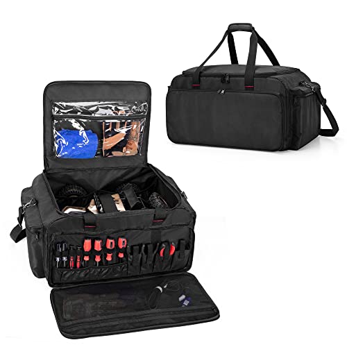 DSLEAF RC Storage Bag for 1/8 & 1/10 Car, Portable RC Carry Case, Bag Only | Multiple Pockets for Batteries, Charger, Tools and Other Accessories, Portable Handle and Adjustable Shoulder Strap