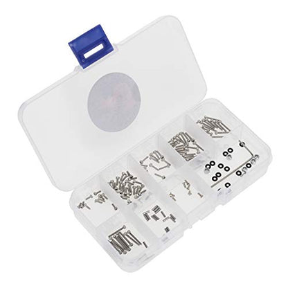 MEUS Racing Stainless Steel Full Car Screws Screw Box Set for Axial SCX24 90081 Model Car Accessories
