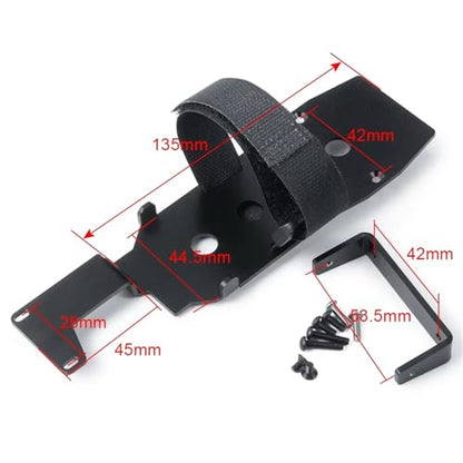 RC Repair Parts Compatible with TRX4 for Bronco K5 4WD Metal Battery Tray Lipo Mounting Plate 1/10 RC for Rock Crawler Upgraded Parts