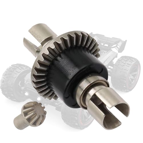 Differential Drive Gear 16420Y 10402Y Fit for Hyper GO H16GT H16DR H16BM | Upgrade Kit Powder Metallurgy Differential with Drive Gear Fits for Hyper GO H16 16207 16208 16209 16210.RC Car Differential