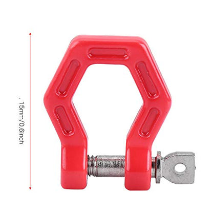 RC Trailer Buckle, Metal 4-Piece Set for Off-Road RC Crawler Lock Catch, Strong Tow Shackle for RC Enthusiasts