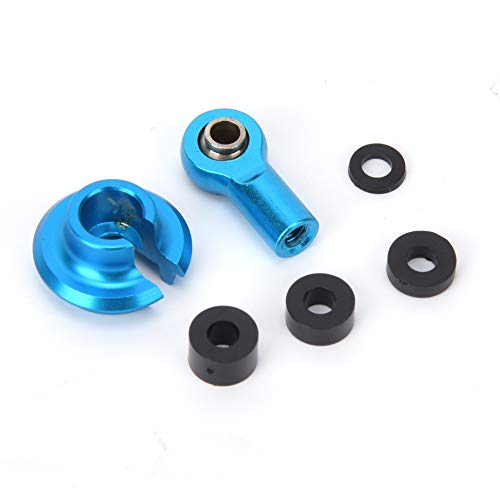 CNC Precision Machined Link Rod End Ball Joint Set for 1/10 ECX 2WD RC Car, Durable Accessories (Blue ECX1038B)