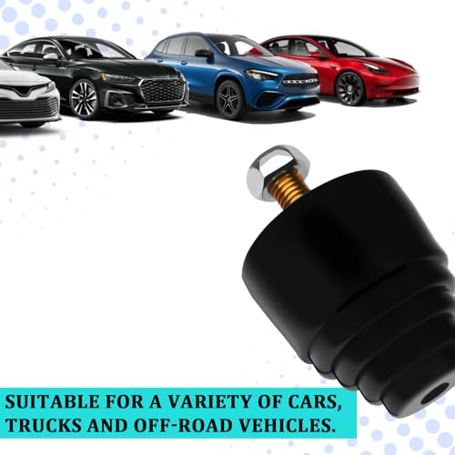 2PCS Bump Stopper Rubber Bump Stop Rear Suspension Kit Universal Air Ride Suspension kit with Nuts 9.9101G for Cars, Trucks and Off-Road All Purpose Bumps Stop Rear Leaf Spring Bumpers Shock